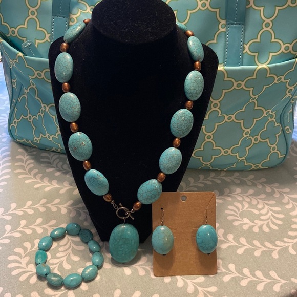 Turquoise Jewelry Set - Picture 1 of 1